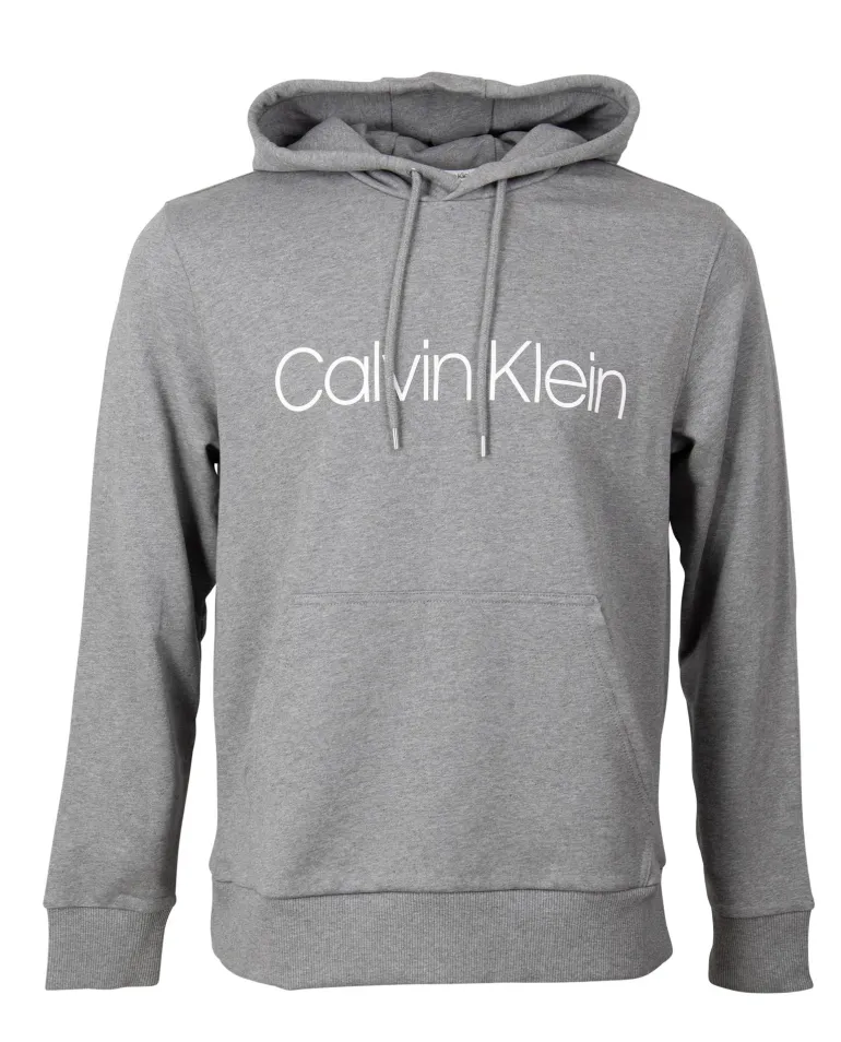 LOGO HOODIE AUS BIO-BAUMWOLLE grau