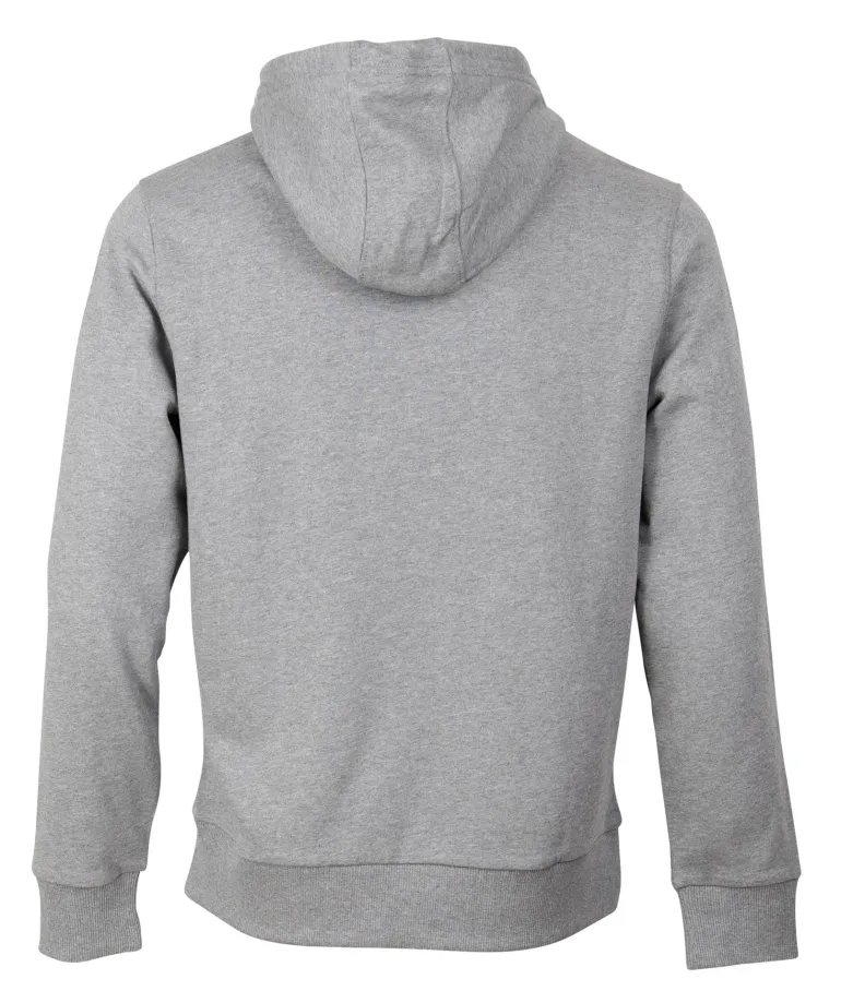 LOGO HOODIE AUS BIO-BAUMWOLLE grau