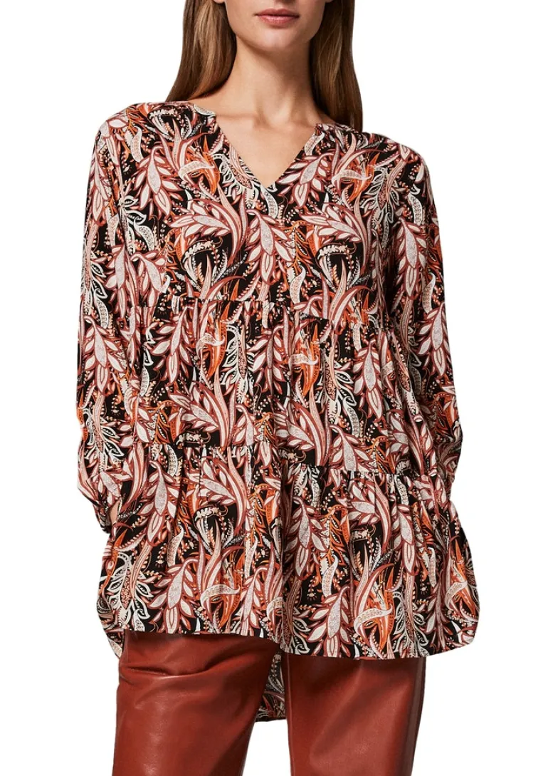 Longbluse schwarz
