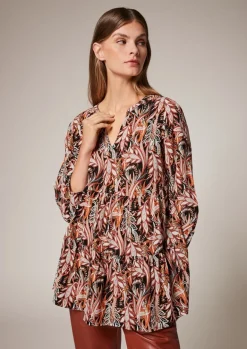 Longbluse schwarz