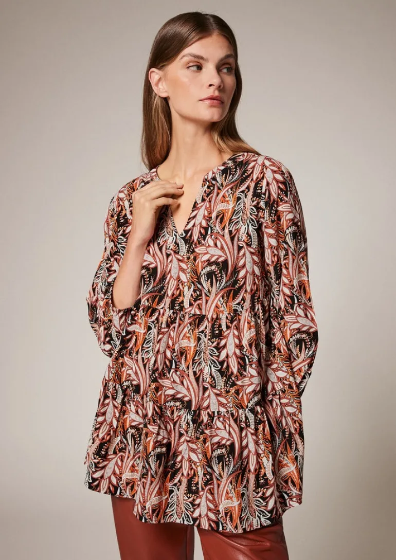Longbluse schwarz