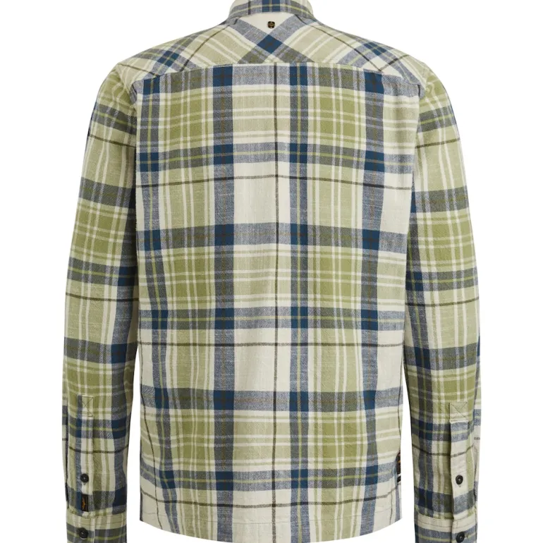 Long Sleeve Shirt Ctn Yd Check sage