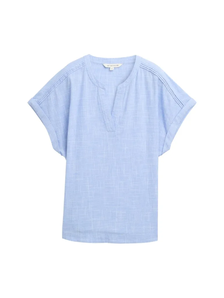 Loose Fit Bluse dreamy blue