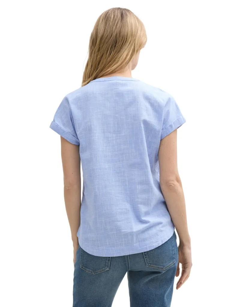 Loose Fit Bluse dreamy blue