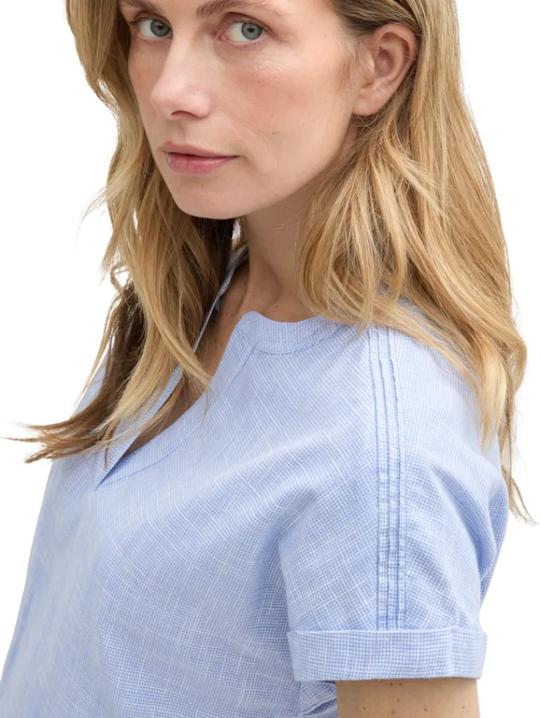 Loose Fit Bluse dreamy blue