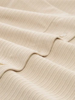 Loose Fit Cordbluse sand stone beige