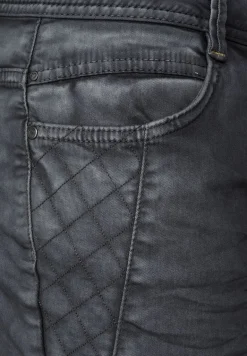 Loose Fit Damenhose dark silver