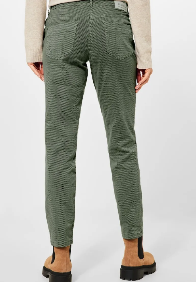 Loose Fit Hose dark salvia green