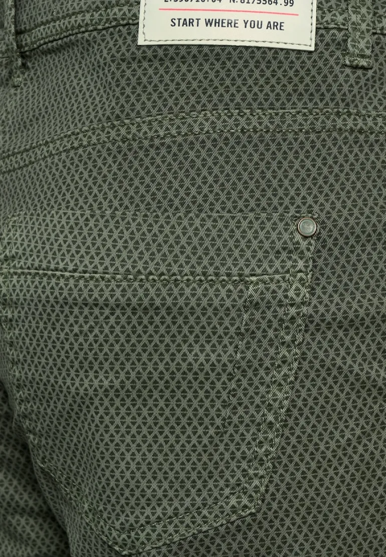 Loose Fit Hose dark salvia green