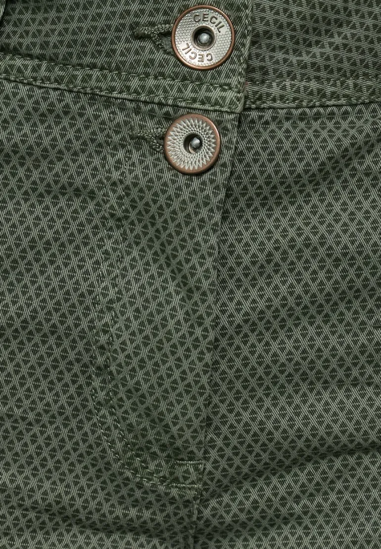 Loose Fit Hose dark salvia green