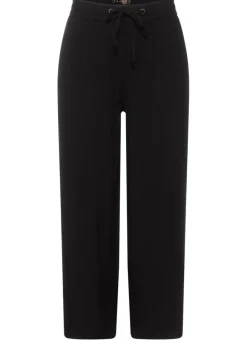 Loose Fit Hose mit Wide Legs black