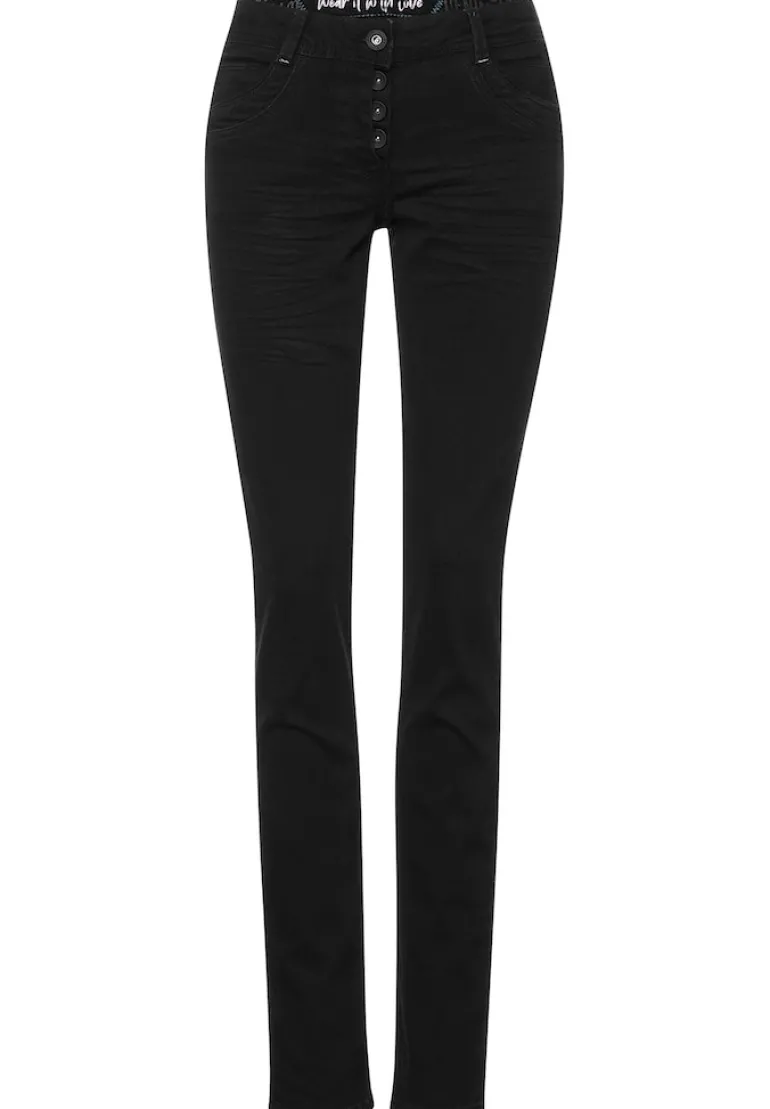 Loose Fit Jeans basic black wash