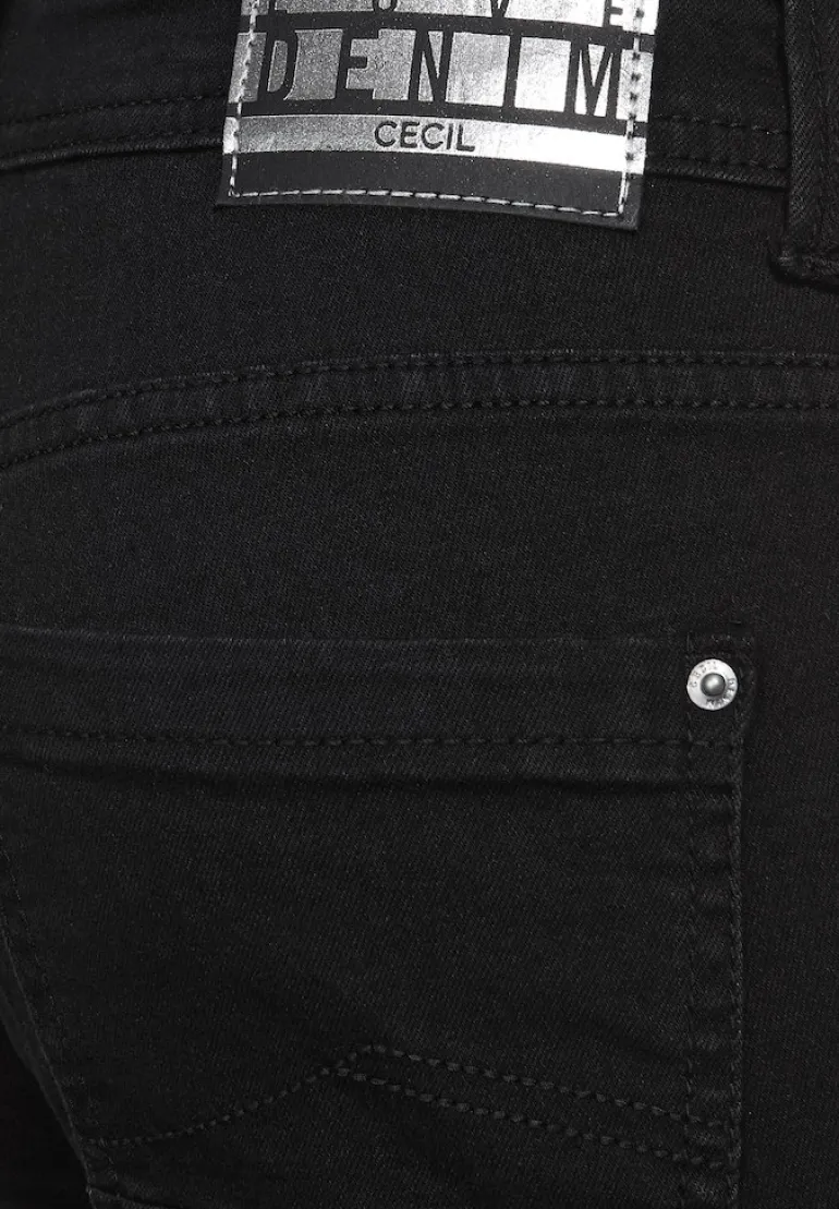 Loose Fit Jeans basic black wash