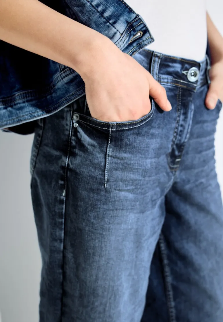 Loose Fit Jeans mid blue wash