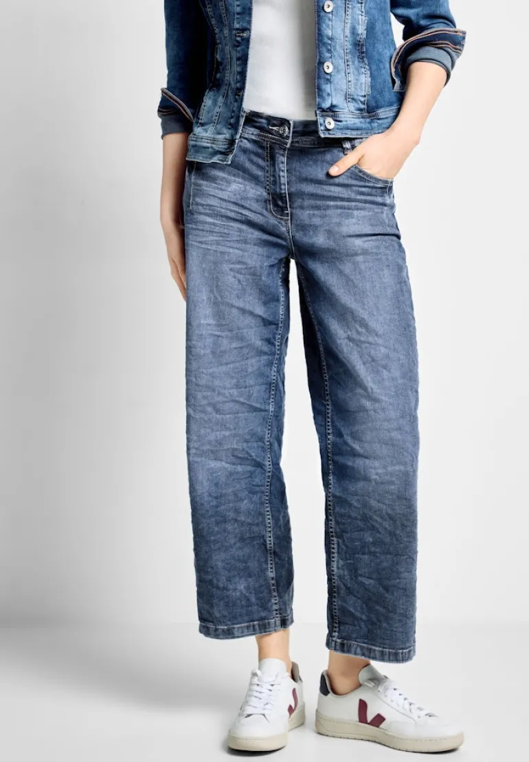Loose Fit Jeans mid blue wash