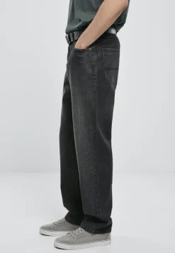 Loose Fit Jeans real black washed