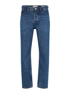 Loose Fit Jeans used mid stone blue denim