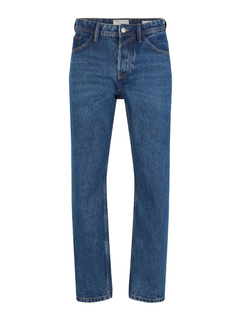 Loose Fit Jeans used mid stone blue denim