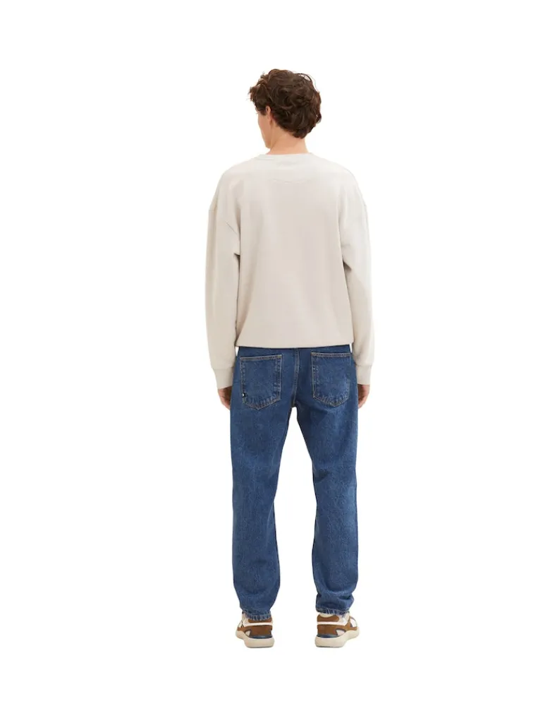 Loose Fit Jeans used mid stone blue denim