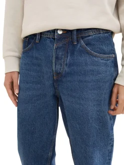 Loose Fit Jeans used mid stone blue denim