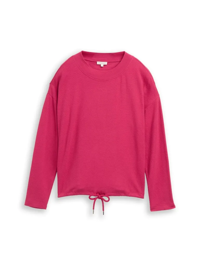 Loose Fit Sweatshirt cherry granita