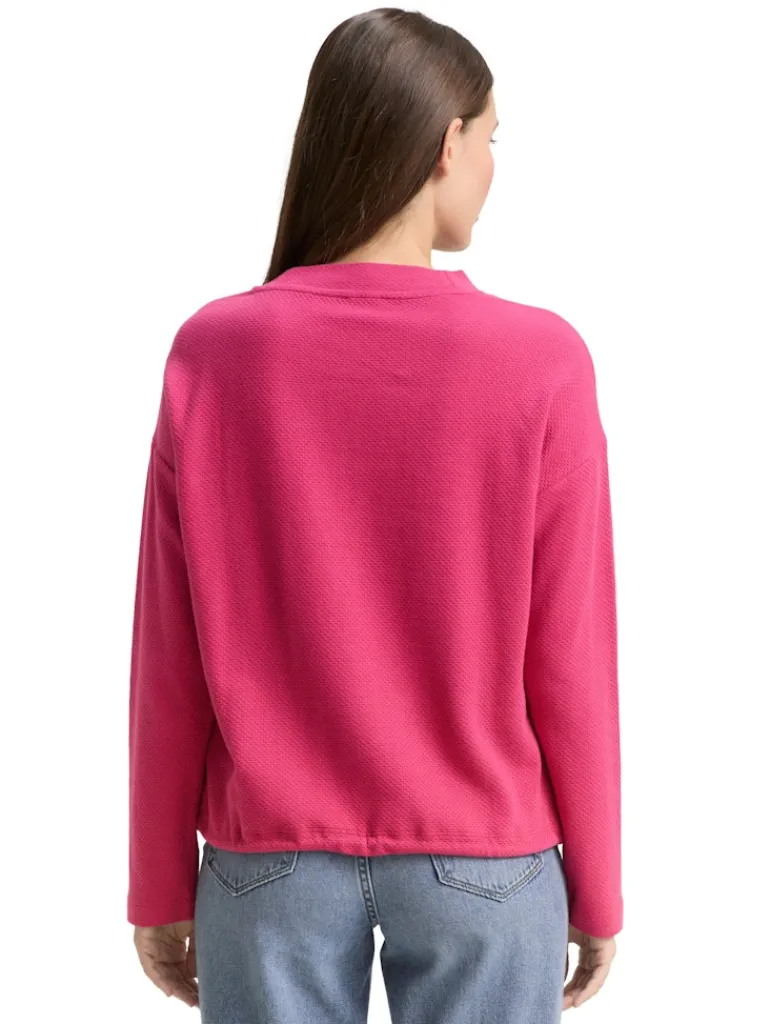 Loose Fit Sweatshirt cherry granita