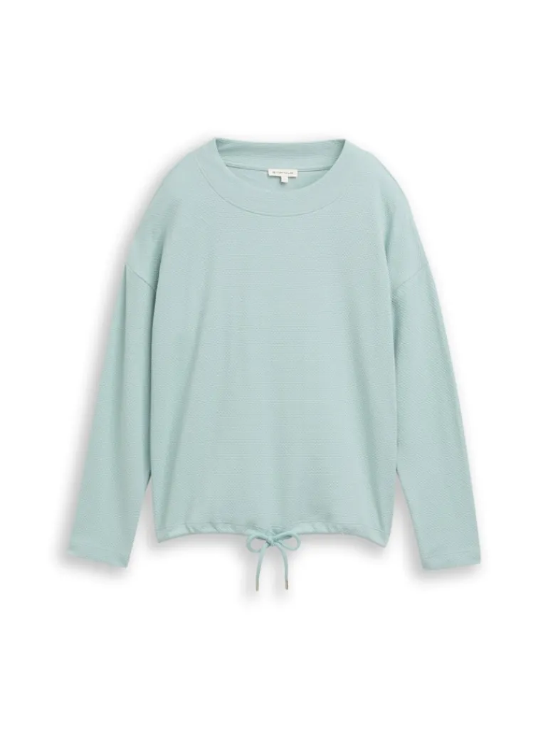 Loose Fit Sweatshirt white moss