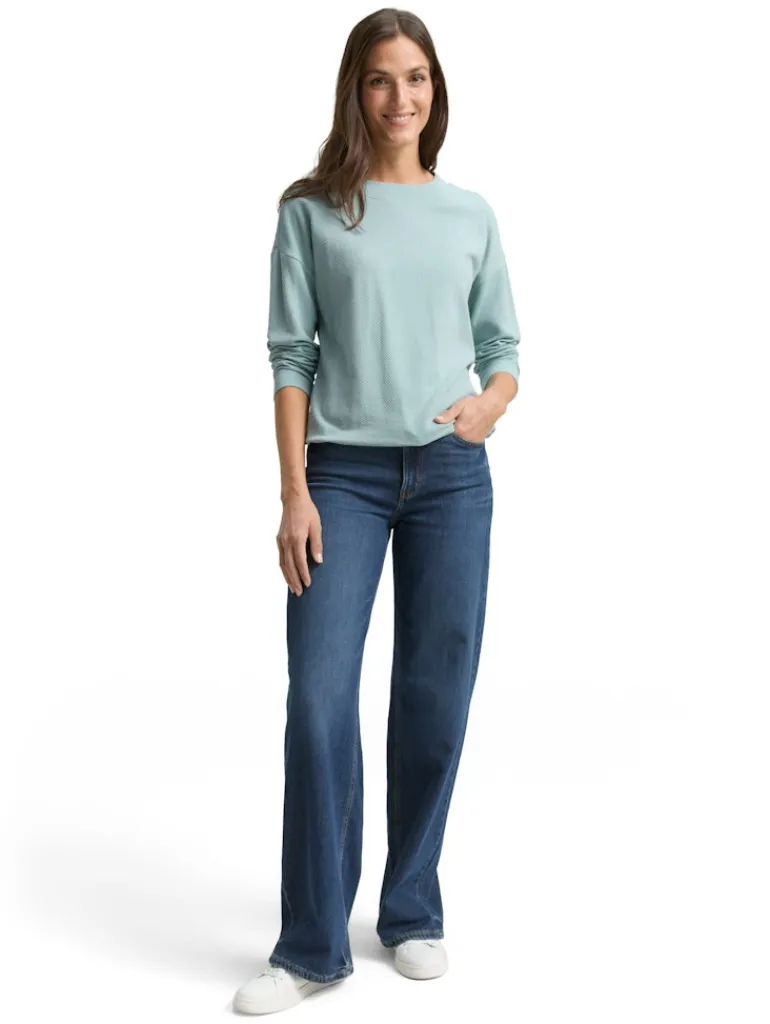 Loose Fit Sweatshirt white moss