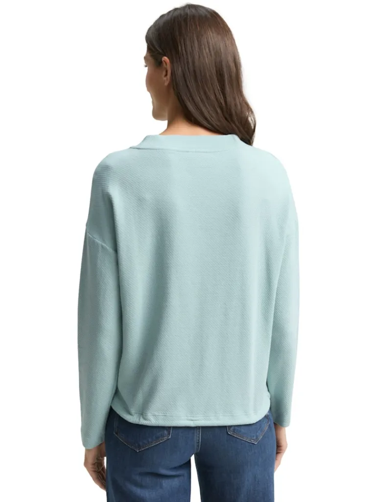 Loose Fit Sweatshirt white moss