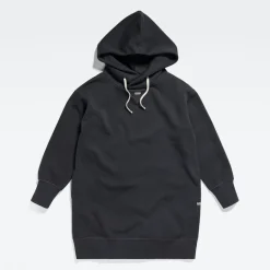 Loose Hoodiekleid shadow