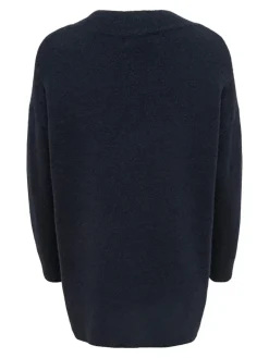 LSUKAYLA WOOL L/S V-NECK PULLOVER KNT night sky
