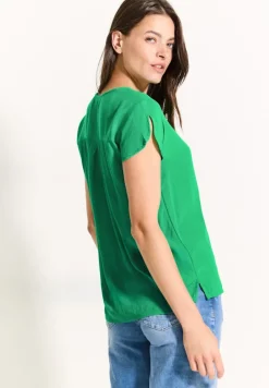 Luftige Viskose Bluse fresh apple green