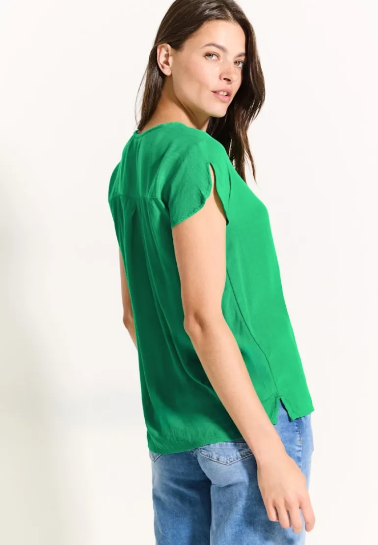 Luftige Viskose Bluse fresh apple green