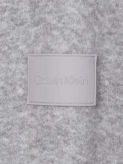 LYCRA BLEND COMFORT FIT SWEATER light grey heather