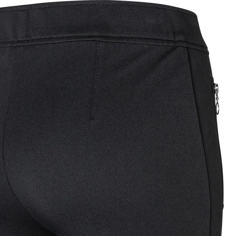 MAC JEANS - AMORA KICK, Stretch ribbon schwarz