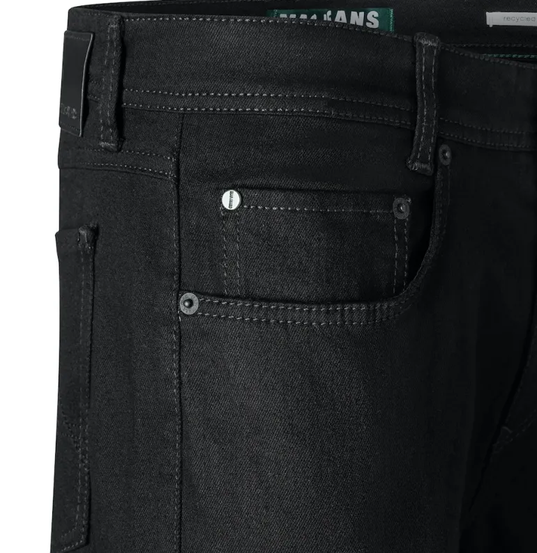 MAC JEANS - Arne, Black Stretch Denim schwarz