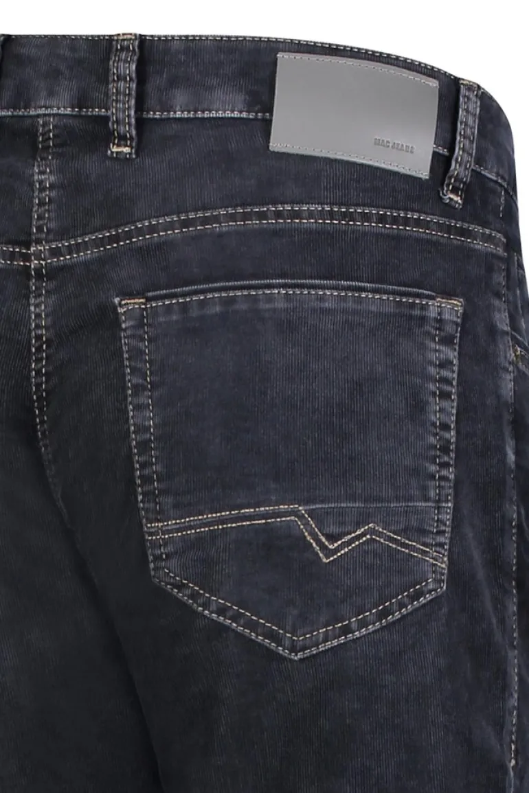 MAC JEANS - Arne Pipe, Denim Corduroy grau