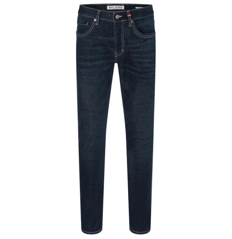 MAC JEANS - Arne Pipe, Denim Corduroy blau