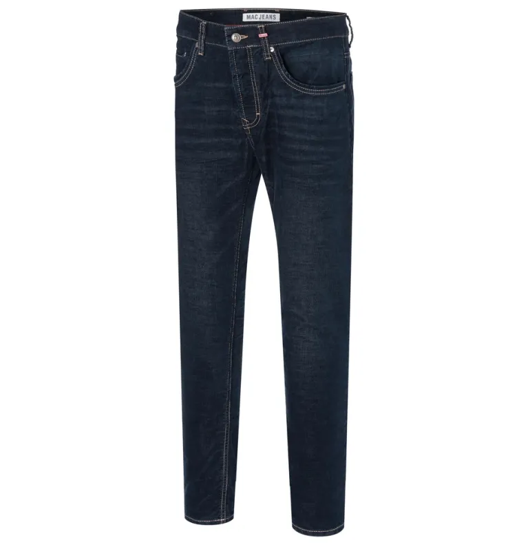 MAC JEANS - Arne Pipe, Denim Corduroy blau