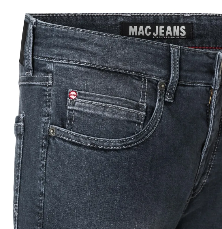 MAC JEANS - Arne Pipe, Flex Denim grau