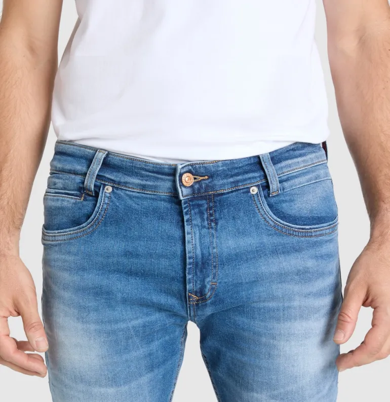 MAC JEANS - Arne Pipe, Workout DenimFlexx blau