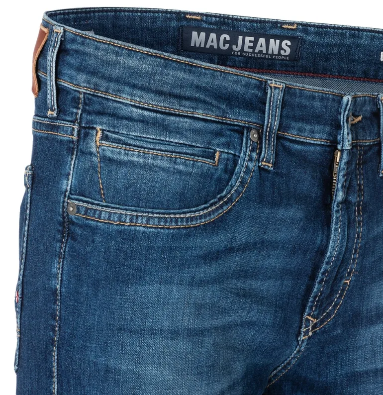 MAC JEANS - Arne Pipe, Workout DenimFlexx blau