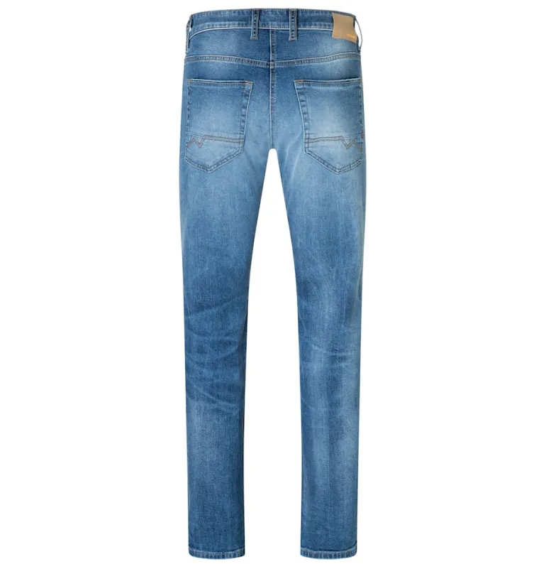MAC JEANS - Arne Pipe, Workout DenimFlexx blau