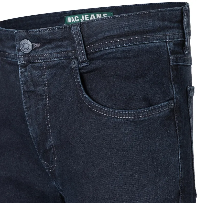 MAC JEANS - Arne, Recycled Denim blau