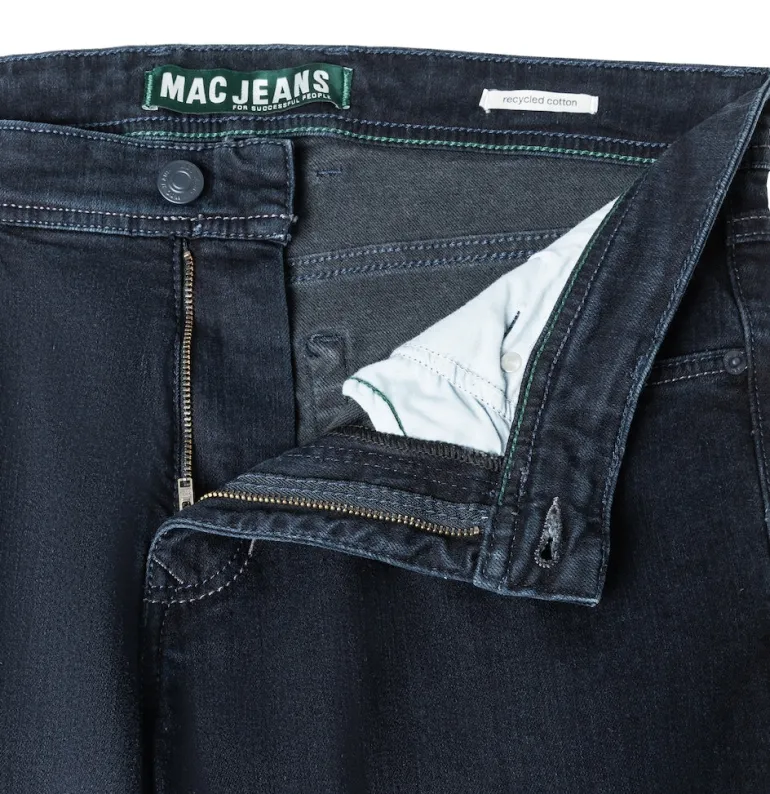 MAC JEANS - Arne, Recycled Denim blau
