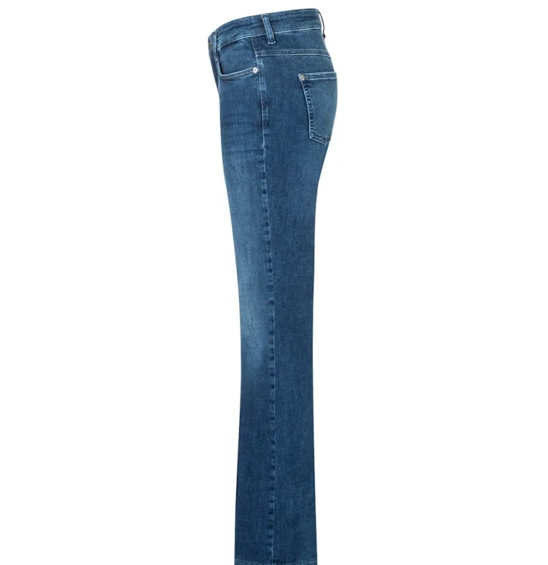 MAC JEANS - BOOT, Authentic Stretch Denim blau