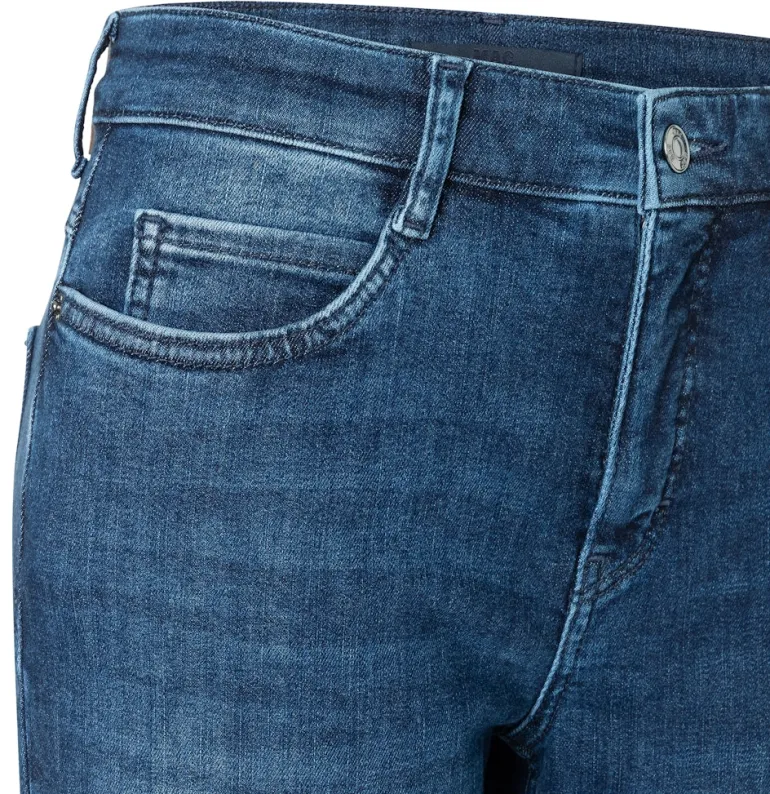MAC JEANS - BOOT, Authentic Stretch Denim blau