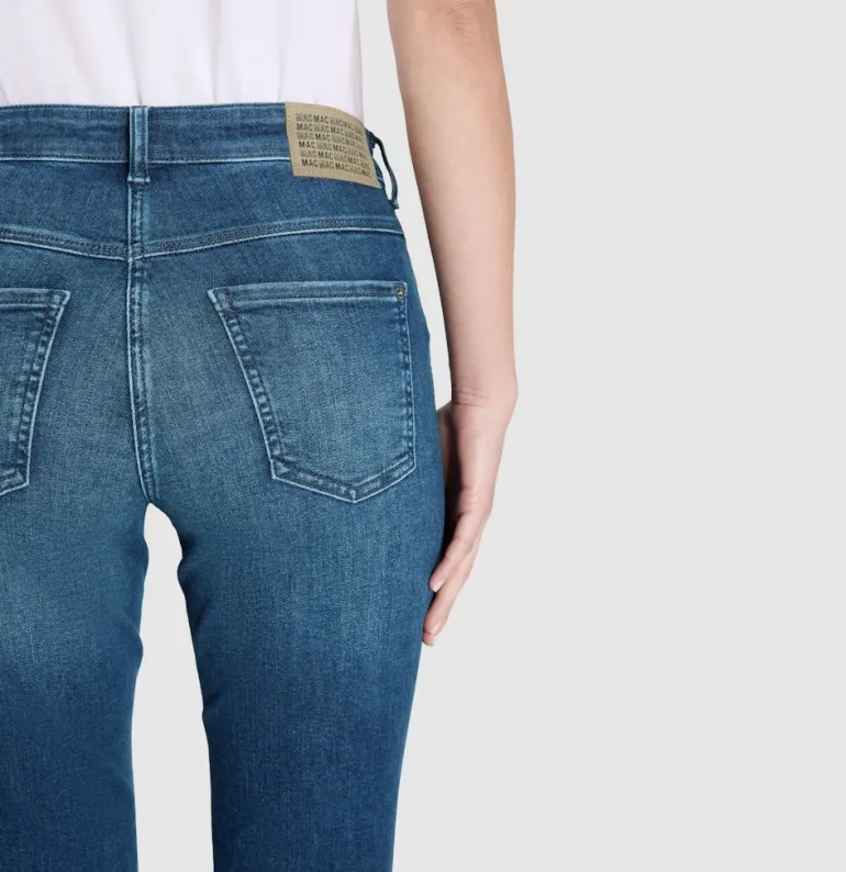 MAC JEANS - BOOT, Authentic Stretch Denim blau