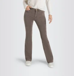 MAC JEANS - BOOT, Baby soft corduroy braun