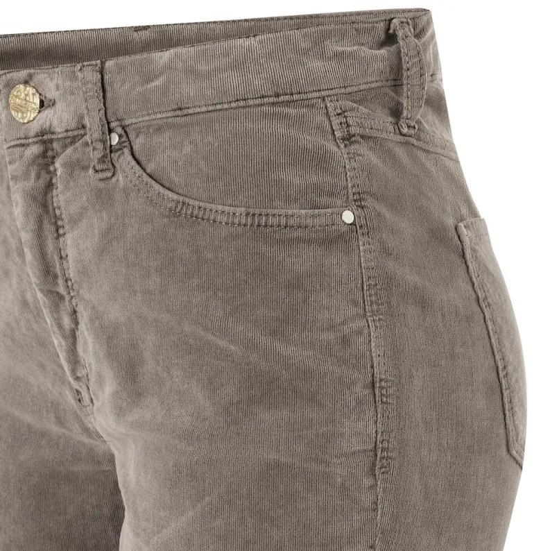 MAC JEANS - BOOT, Baby soft corduroy braun